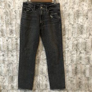Acrombie & Fitch Vintage Stretch 90s Straight Leg W31 x L28 Black Distressed
